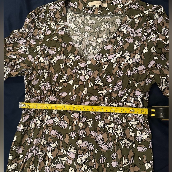 Monk & Lou green floral dress size S - Picture 6 of 7